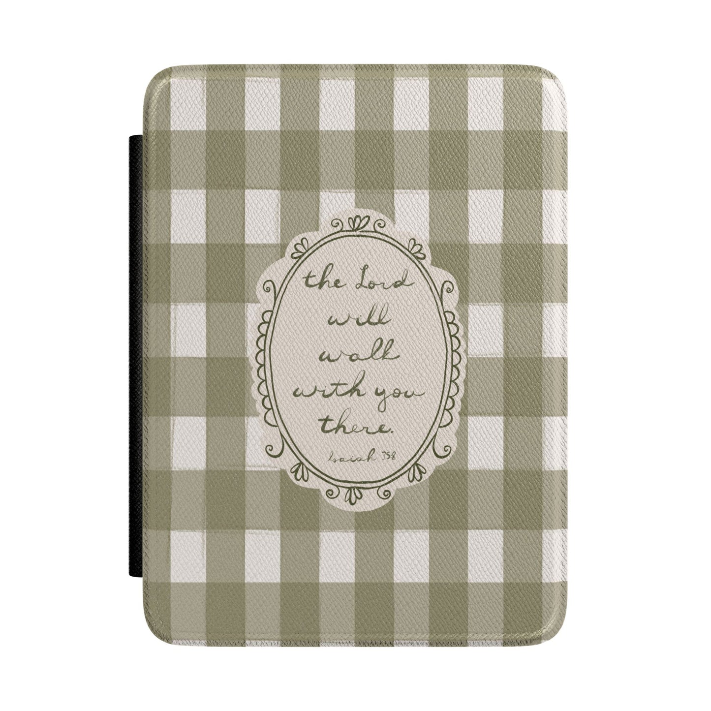 "The Lord Will Walk With You There" — Paperwhite Kindle Case | Vintage Cottage Art | Amylee Weeks