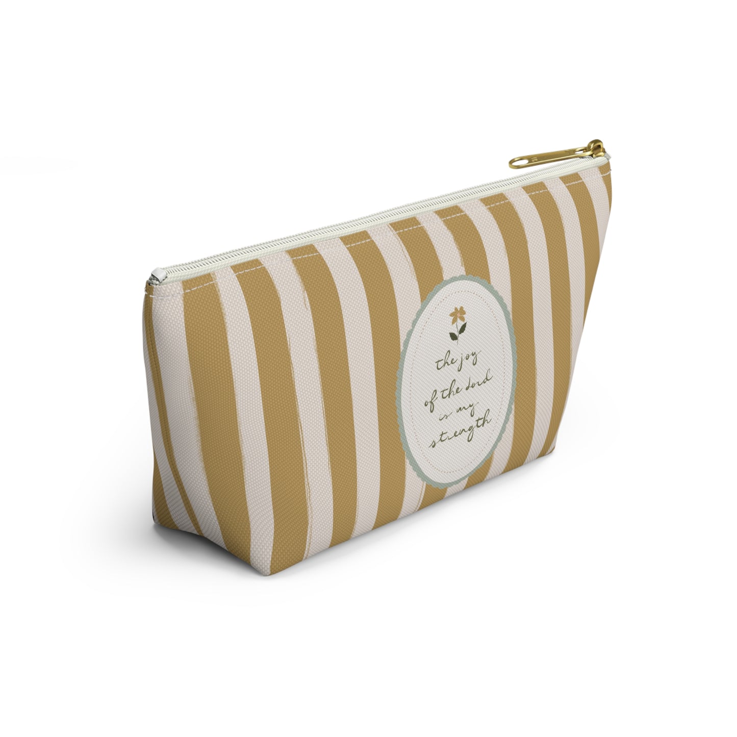 "The Joy of the Lord" Scripture Art | Pencil Case, Cosmetic Bag | Amylee Weeks