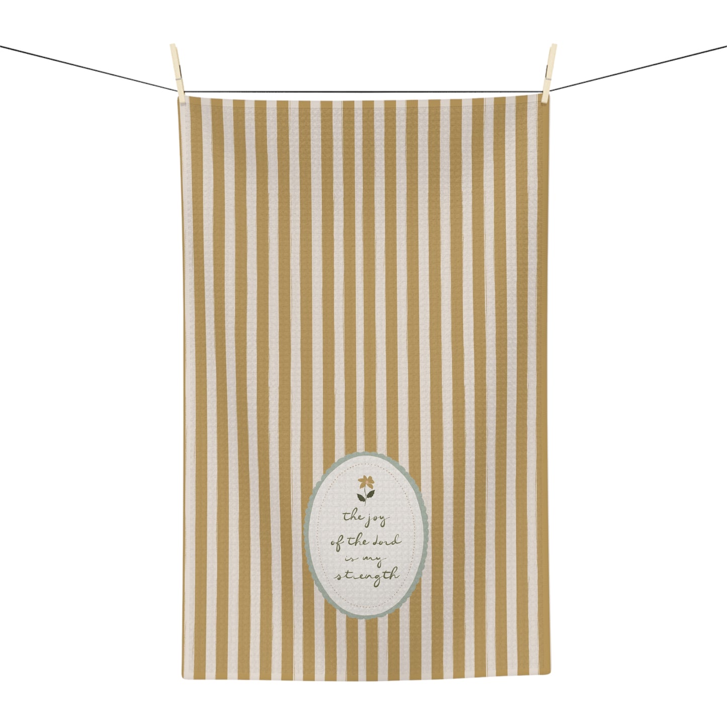 "The Joy of the Lord" Scripture Art | Tea Towel | Amylee Weeks