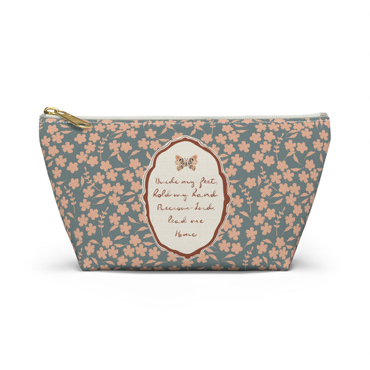 "Hold My Hand"— Vintage Cottage Art | Pencil Case, Cosmetic Bag | Amylee Weeks
