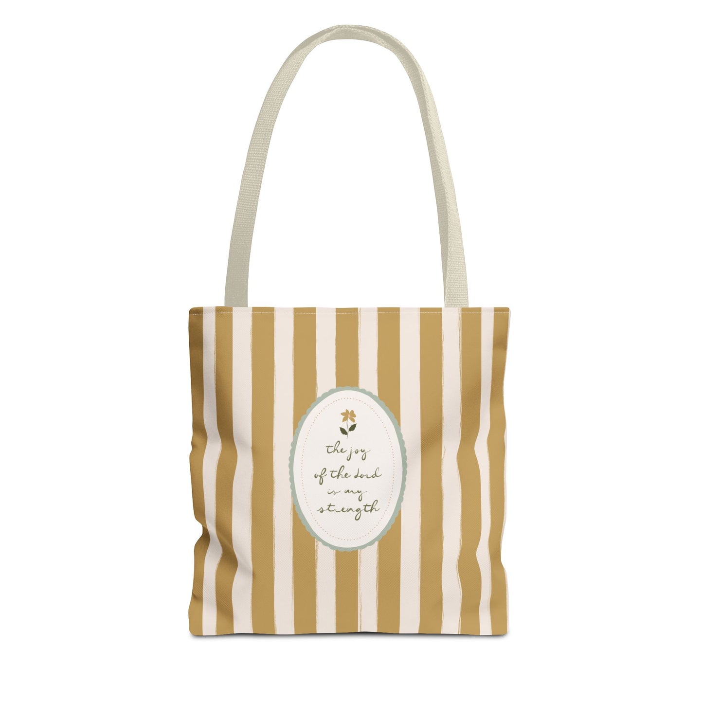 "The Joy of the Lord" Scripture Art | Tote Bag | Amylee Weeks