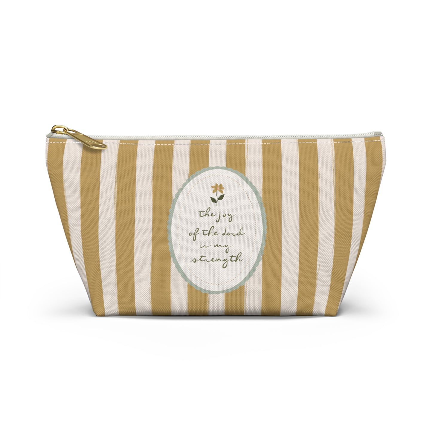 "The Joy of the Lord" Scripture Art | Pencil Case, Cosmetic Bag | Amylee Weeks