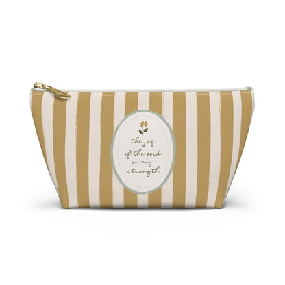 "The Joy of the Lord" Scripture Art | Pencil Case, Cosmetic Bag | Amylee Weeks