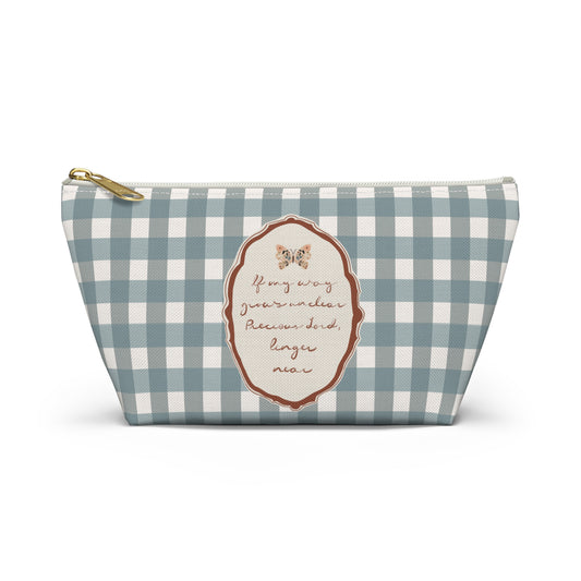 "Precious Lord" Christian Art | Pencil Case, Cosmetic Bag — Vintage Cottagecore Art | Amylee Weeks
