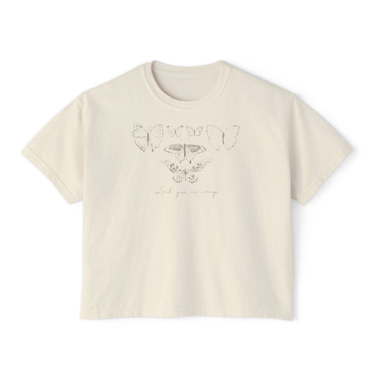 Comfort Colors | Sketchbook Tee | Lord Give Me Wings | Scripture Art by Amylee Weeks