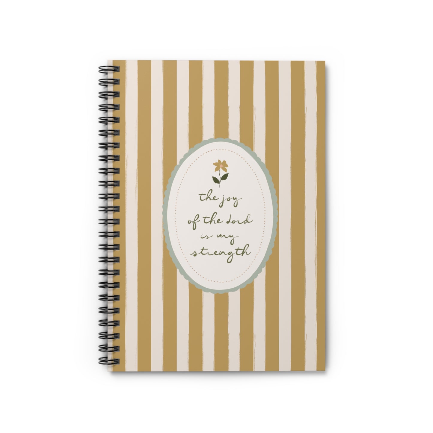 "The Joy of the Lord" Scripture Art | Notebook/Journal | Amylee Weeks