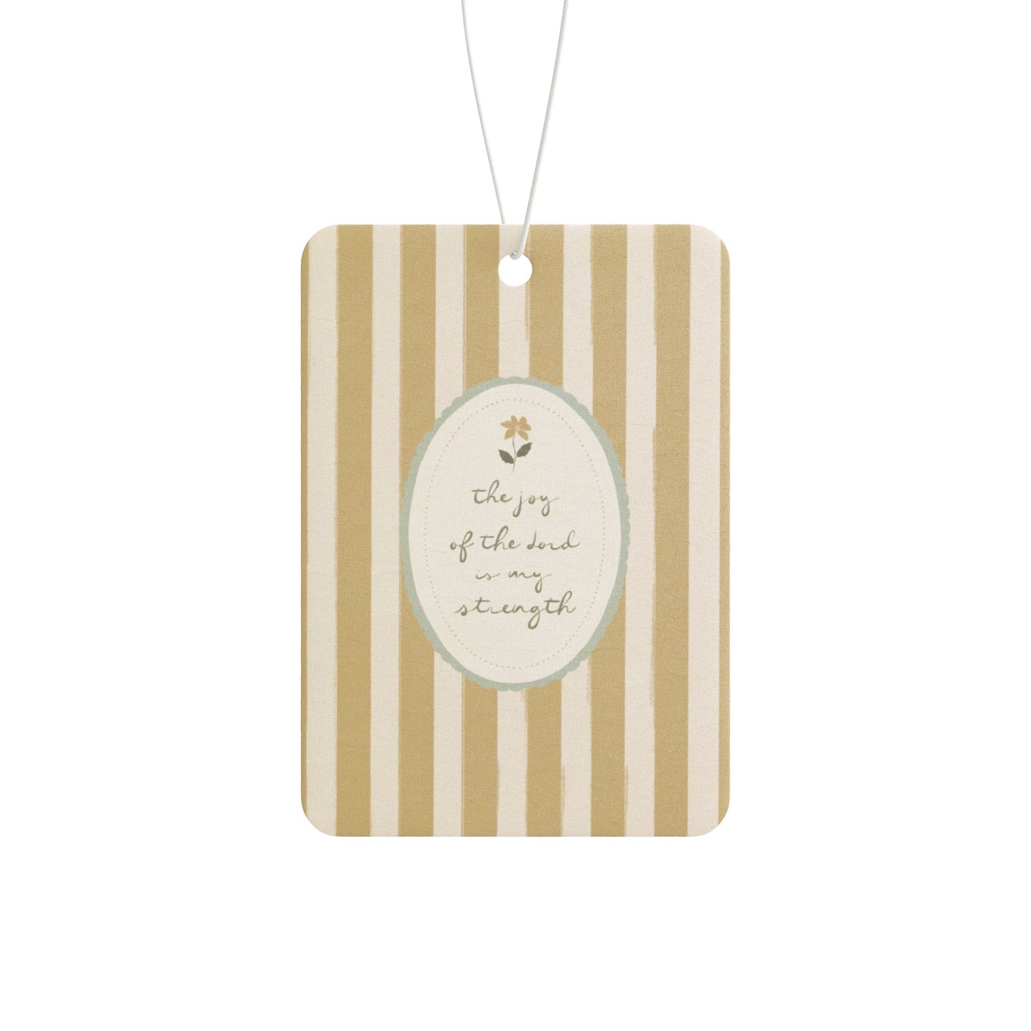 "The Joy of the Lord"  Scripture Art | Car Freshener | Amylee Weeks