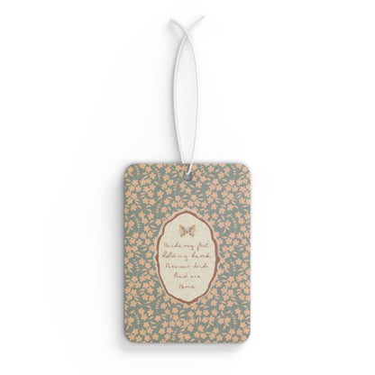 "Hold My Hand"— Vintage Cottage Art | Car Air Freshener | Amylee Weeks