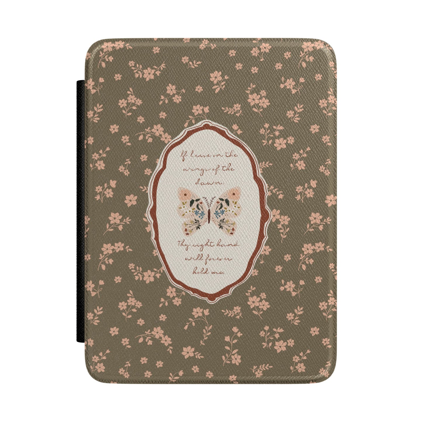 "Wings of the Dawn"— Floral Vintage Scripture Art | Paperwhite Kindle Case | Amylee Weeks