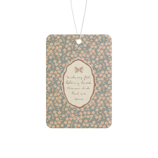 "Hold My Hand"— Vintage Cottage Art | Car Air Freshener | Amylee Weeks