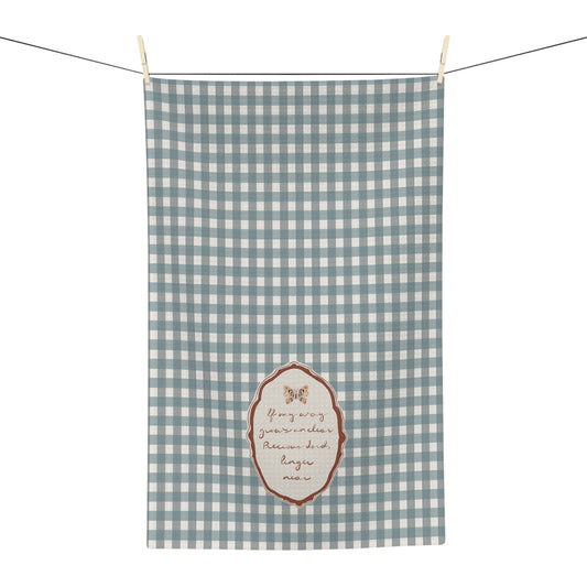 "Precious Lord" Christian Art | Tea Towel — Vintage Cottagecore Art | Amylee Weeks