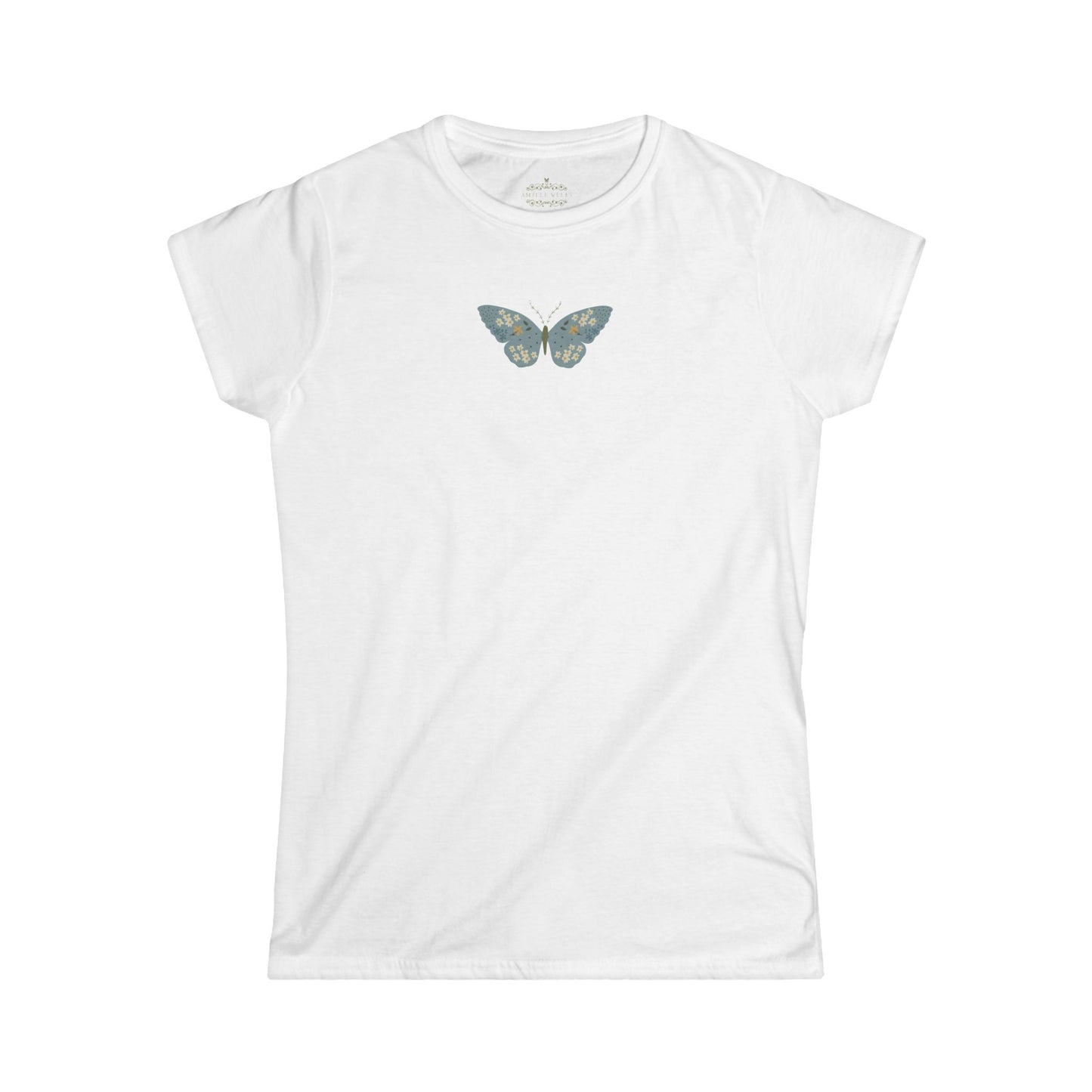 Vintage Moth Ringspun Cotton Tee — Semi-Fitted