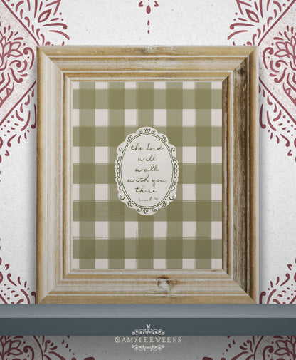 "The Lord Will Walk With You There"   — Vintage Cottage Art | Amylee Weeks