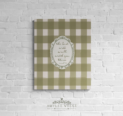 "The Lord Will Walk With You There"   — Vintage Cottage Art | Amylee Weeks