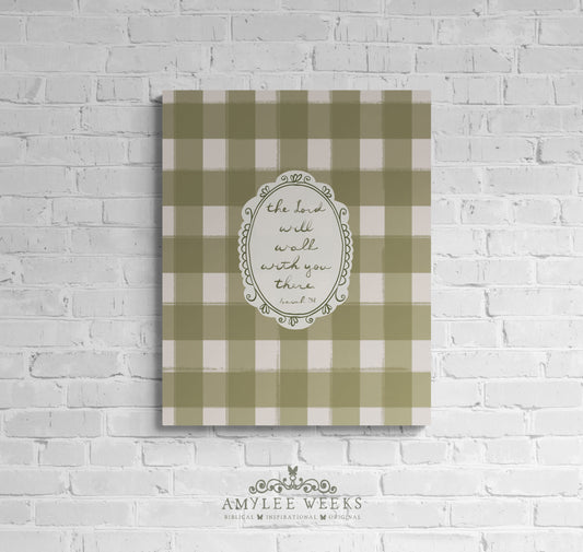 "The Lord Will Walk With You There"   — Vintage Cottage Art | Amylee Weeks