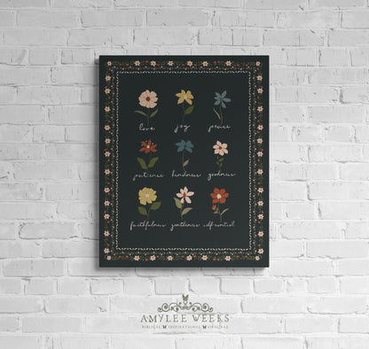 "Fruit of the Spirit"— Love, Joy, Peace Wall Art, Vintage Cottage Art | Amylee Weeks