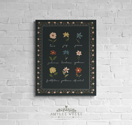 "Fruit of the Spirit"— Love, Joy, Peace Wall Art, Vintage Cottage Art | Amylee Weeks